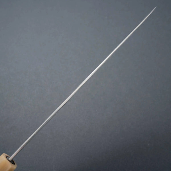 Hitohira Togashi White #1 Stainless Clad Gyuto 210mm Ziricote Handle (Blond Horn) - Tetogi