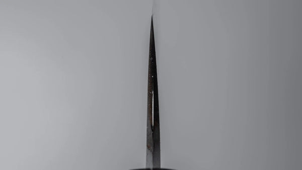 Hitohira Togashi White #1 Stainless Clad Kasumi Sujihiki 270mm Ebony Handle - Tetogi