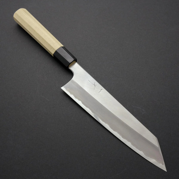 Hitohira Togashi White #1 Stainless Clad Kiritsuke Gyuto 210mm Ho Wood Handle - Tetogi