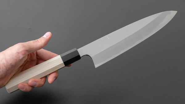 Hitohira Togashi White #1 Stainless Clad Migaki Gyuto 210mm Ho Wood Handle Product vendor