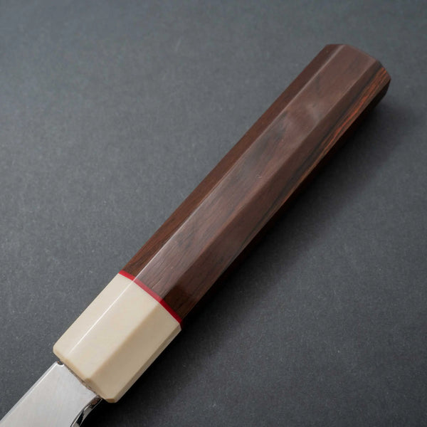 Hitohira Togashi White #1 Stainless Clad Migaki Gyuto 210mm Riisgaard Rosewood Handle Product vendor