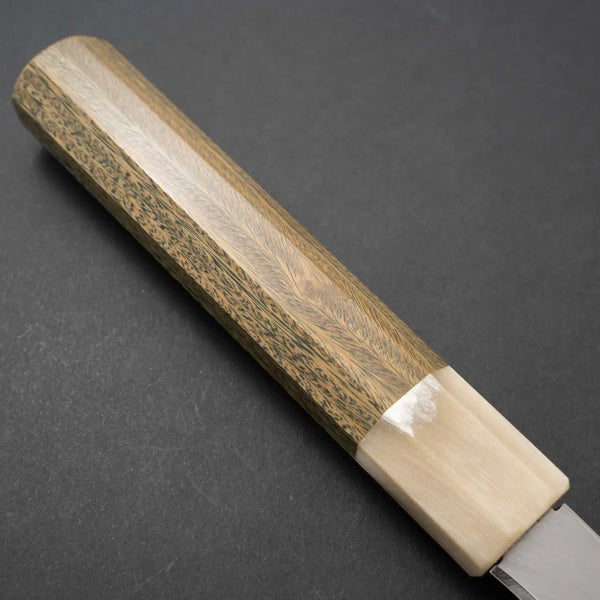 Hitohira Togashi White #1 Stainless Clad Migaki Gyuto 240mm Palo Santo Handle - Tetogi