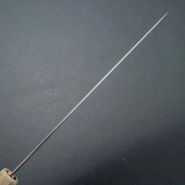 Hitohira Togashi White #1 Stainless Clad Migaki Gyuto 240mm Palo Santo Handle - Tetogi