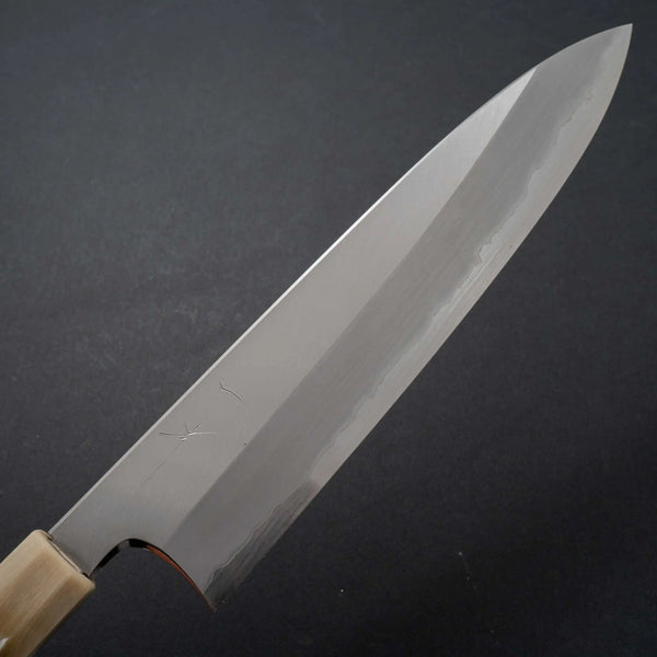 Hitohira Togashi White #1 Stainless Clad Migaki Gyuto 240mm Palo Santo Handle - Tetogi