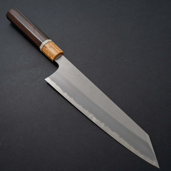 Hitohira Togashi White #1 Stainless Clad Migaki Kiritsuke Gyuto 240mm Riisgaard Rosewood Handle Product vendor