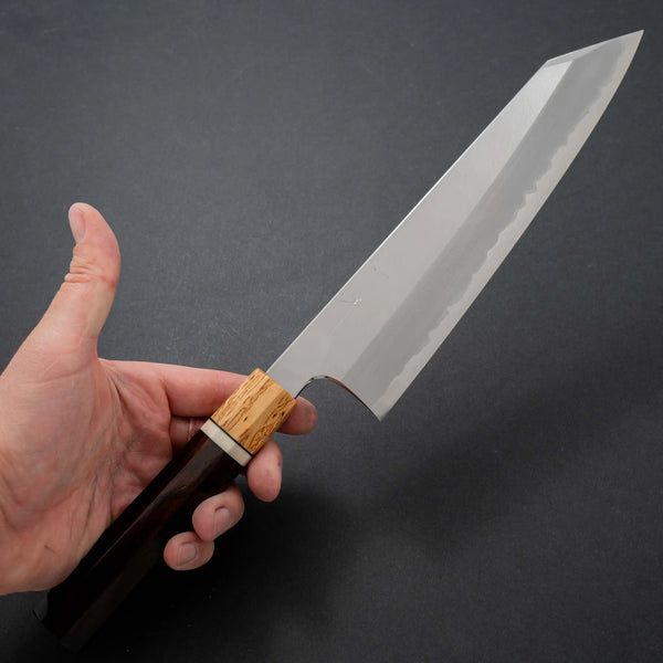 Hitohira Togashi White #1 Stainless Clad Migaki Kiritsuke Gyuto 240mm Riisgaard Rosewood Handle Product vendor