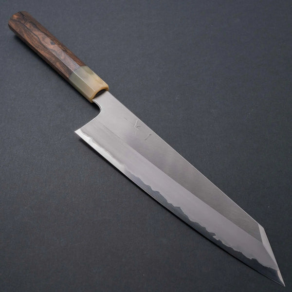 Hitohira Togashi White #1 Stainless Clad Migaki Kiritsuke Gyuto 240mm Ziricote Handle Product vendor