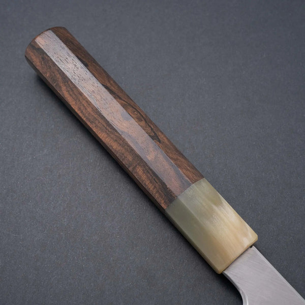 Hitohira Togashi White #1 Stainless Clad Migaki Kiritsuke Gyuto 240mm Ziricote Handle Product vendor
