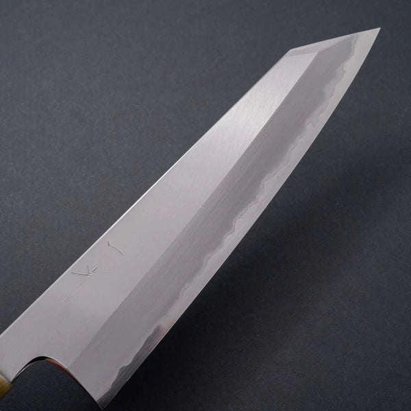 Hitohira Togashi White #1 Stainless Clad Migaki Kiritsuke Gyuto 240mm Ziricote Handle Product vendor