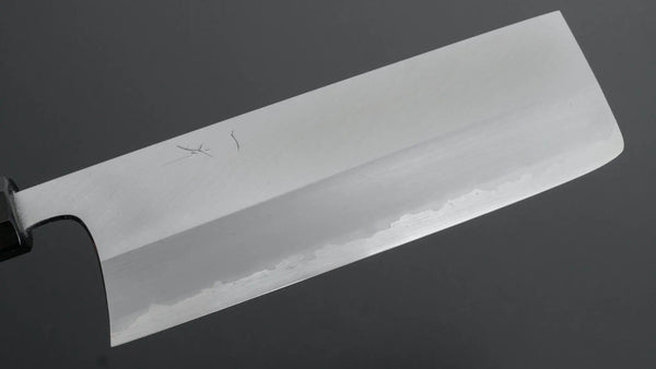 Hitohira Togashi White #1 Stainless Clad Migaki Nakiri 180mm Taihei Makassar Ebony Handle Product vendor