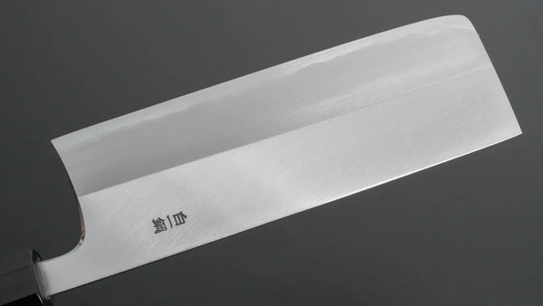 Hitohira Togashi White #1 Stainless Clad Migaki Nakiri 180mm Taihei Makassar Ebony Handle Product vendor