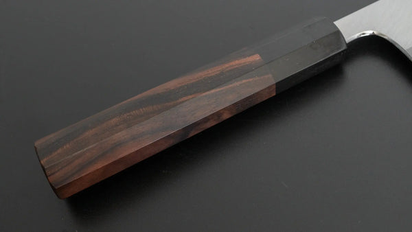 Hitohira Togashi White #1 Stainless Clad Migaki Nakiri 180mm Taihei Makassar Ebony Handle Product vendor