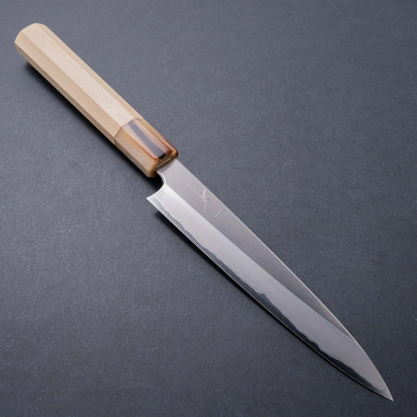 Hitohira Togashi White #1 Stainless Clad Migaki Petty 165mm Ho Wood Handle - Tetogi