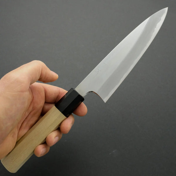 Hitohira Togashi White #1 Stainless Clad Utility 165mm Ho Wood Handle - Tetogi