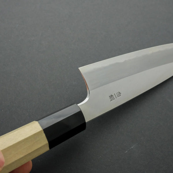 Hitohira Togashi White #1 Stainless Clad Utility 165mm Ho Wood Handle - Tetogi