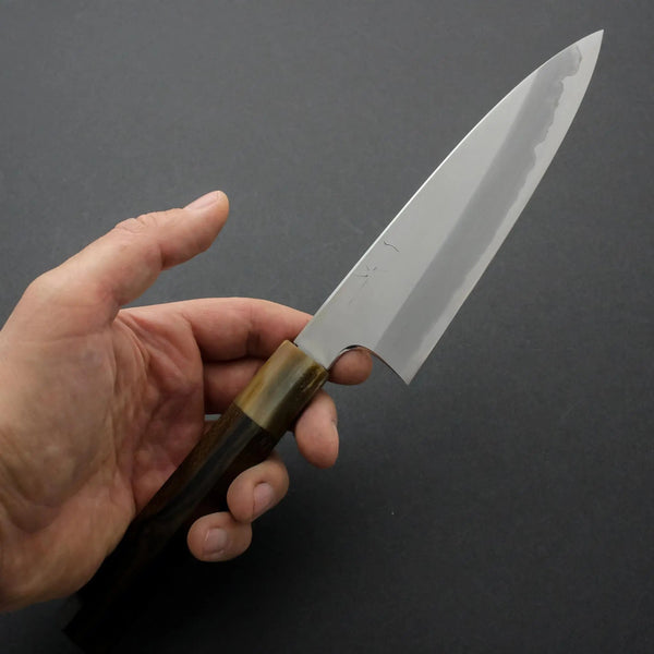 Hitohira Togashi White #1 Stainless Clad Utility 165mm Ziricote Handle Product vendor