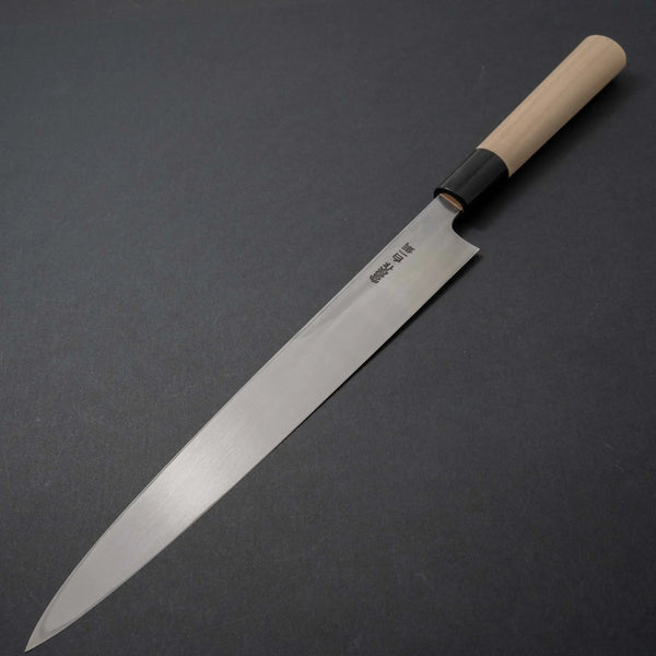 Hitohira Togashi White #1 Tachi Yanagiba 270mm Ho Wood Handle (D-Shape/ Saya) - Tetogi