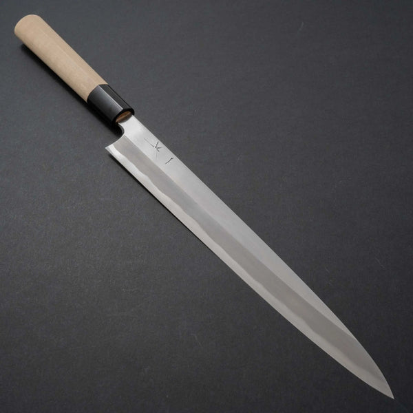 Hitohira Togashi White #1 Tachi Yanagiba 270mm Ho Wood Handle (D-Shape/ Saya) - Tetogi