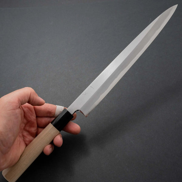 Hitohira Togashi White #1 Tachi Yanagiba 270mm Ho Wood Handle (D-Shape/ Saya) - Tetogi