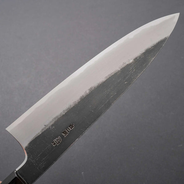 Hitohira Togashi White #2 Kurouchi Gyuto 210mm Tagayasan Handle - Tetogi