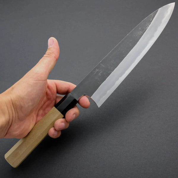 Hitohira Togashi White #2 Kurouchi Gyuto 240mm Ho Wood Handle - Tetogi