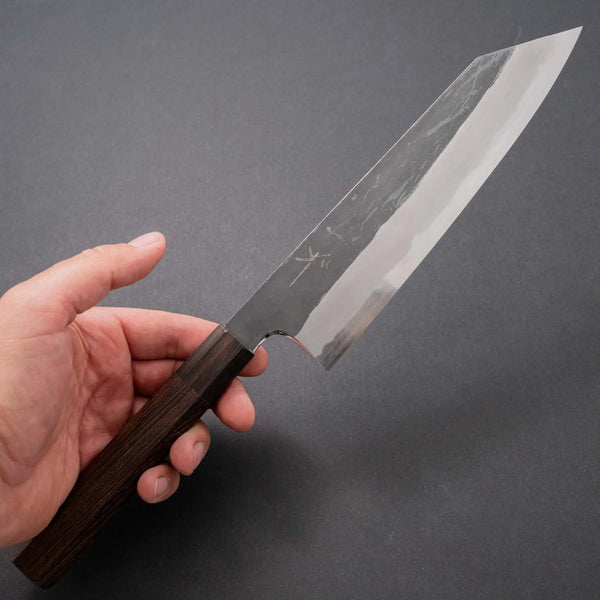 Hitohira Togashi White #2 Kurouchi Kiritsuke Gyuto 210mm Tagayasan Handle - Tetogi