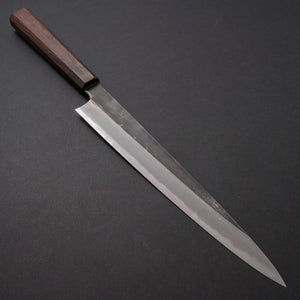 Hitohira Togashi White #2 Kurouchi Sujihiki 270mm Tagayasan Handle - Tetogi