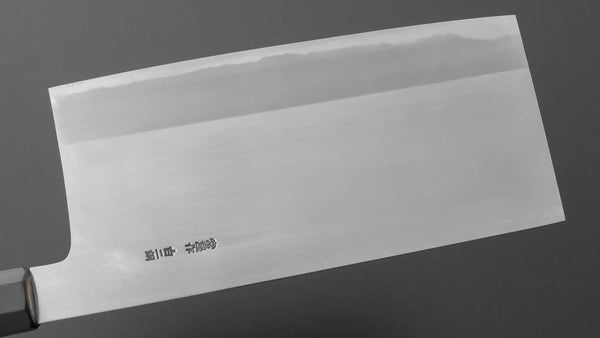 Hitohira Togashi White #2 Migaki Chinese Cleaver 220mm Ho Wood Handle (#6) - Tetogi