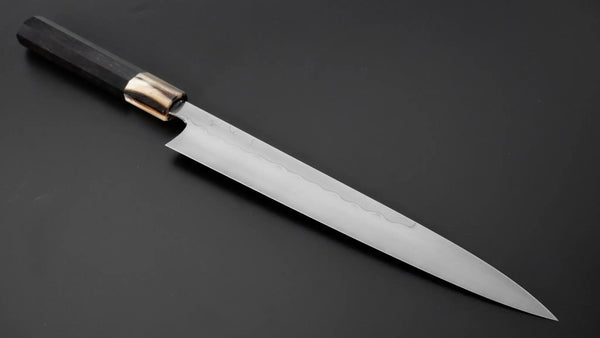 Hitohira Togashi Yohei White #1 Mizu Honyaki Sujihiki 270mm Taihei Ebony Handle (#065) Product vendor
