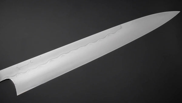 Hitohira Togashi Yohei White #1 Mizu Honyaki Sujihiki 270mm Taihei Ebony Handle (#065) Product vendor
