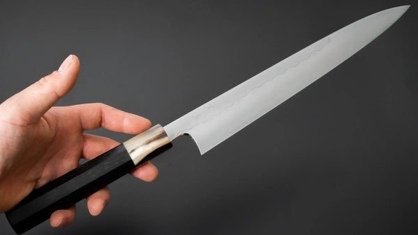 Hitohira Togashi Yohei White #1 Mizu Honyaki Sujihiki 270mm Taihei Ebony Handle (#065) Product vendor
