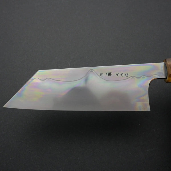 Hitohira Togashi Yohei White #2 Fuji Mizu Honyaki Bunka 160mm Taihei Ebony Handle (#063/ Saya) Product vendor