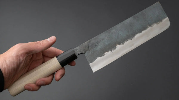 Hitohira Tosa Kurouchi White #2 Nakiri 165mm Ho Wood Handle - Tetogi