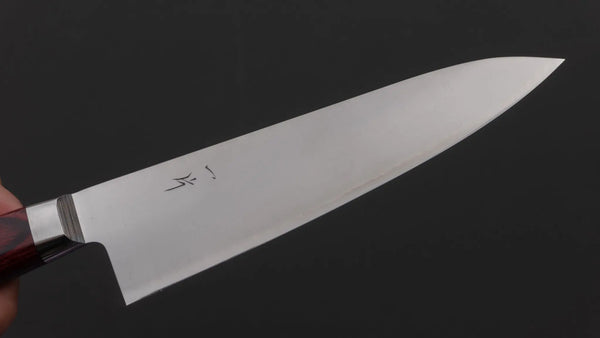 Hitohira TP Gyuto 180mm Wine Pakka Handle - Tetogi