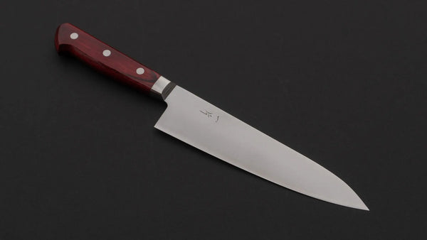 Hitohira TP Gyuto 180mm Wine Pakka Handle - Tetogi