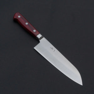 Hitohira TP Santoku 170mm Wine Pakka Handle - Tetogi