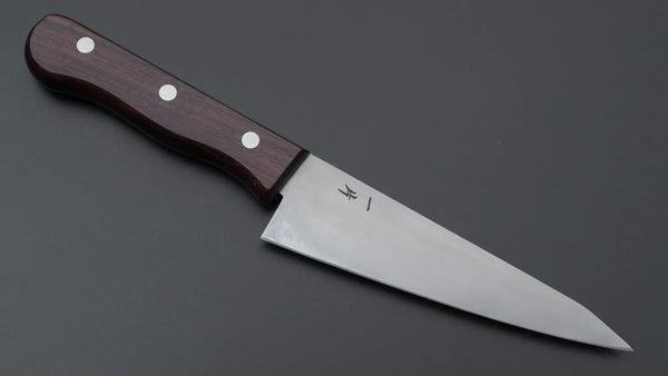 Hitohira Vintage SK Honesuki Kaku Ebony Handle (No Bolster/ Bigger Handle) - Tetogi