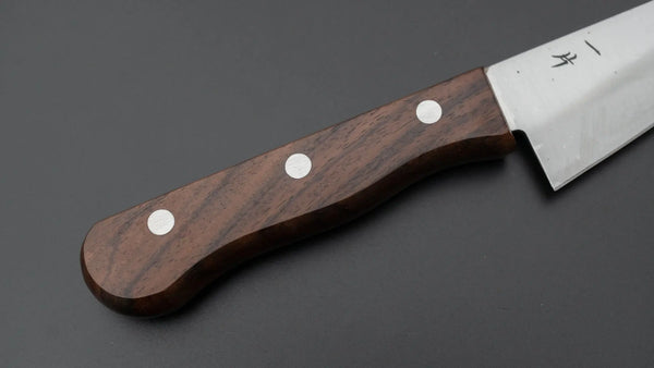 Hitohira Vintage SK Honesuki Kaku Wood Handle (No Bolster/ Bigger Handle) - Tetogi