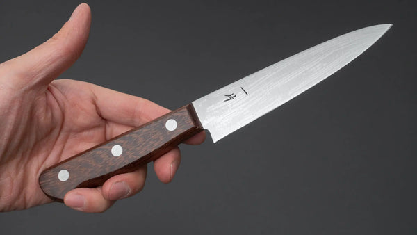 Hitohira Vintage SK Petty 120mm Tagayasan Handle (No Bolster) - Tetogi