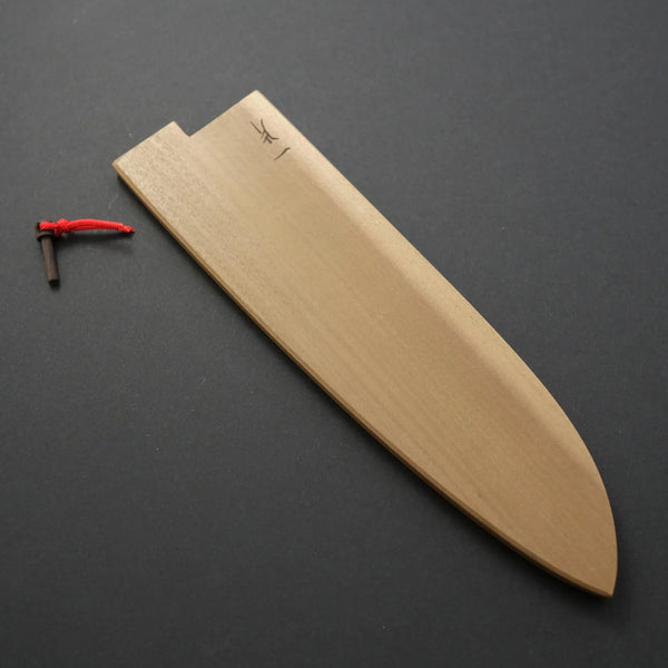 Hitohira WB Ho Wood Saya Santoku 180mm (3mm/ Classic) - Tetogi