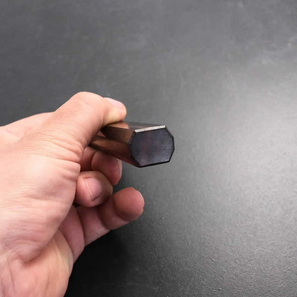 Hitohira WB Mono Handle Makassar Ebony 115mm - Tetogi