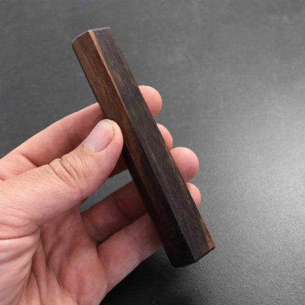 Hitohira WB Mono Handle Makassar Ebony 115mm - Tetogi
