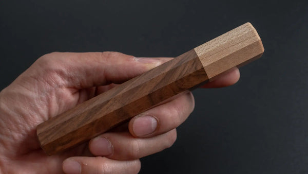 Hitohira WB Two-Tone Handle Walnut x Maple 130mm Product vendor
