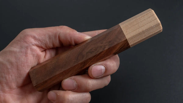 Hitohira WB Two-Tone Handle Walnut x Maple 130mm Product vendor