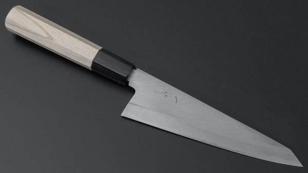 Hitohira White #2 Single-Bevel Honesuki Kaku 150mm Ho Wood Handle - Tetogi