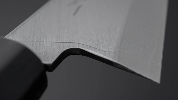 Hitohira White #2 Single-Bevel Honesuki Kaku 150mm Ho Wood Handle - Tetogi