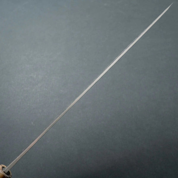 Isamitsu White #1 Stainless Clad Kurouchi Gyuto 240mm Ebony Handle (Blond Ferrule) Product vendor