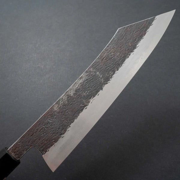 Isamitsu White #1 Stainless Clad Kurouchi Kiritsuke Gyuto 240mm Palo Santo Handle Product vendor