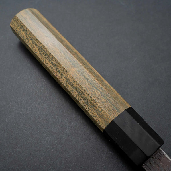 Isamitsu White #1 Stainless Clad Kurouchi Kiritsuke Gyuto 240mm Palo Santo Handle Product vendor