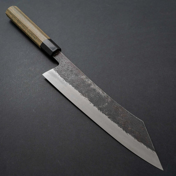 Isamitsu White #1 Stainless Clad Kurouchi Kiritsuke Gyuto 240mm Palo Santo Handle Product vendor